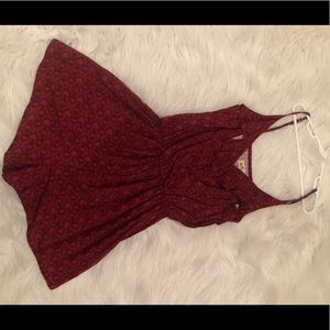 Pink Floral Hollister Romper